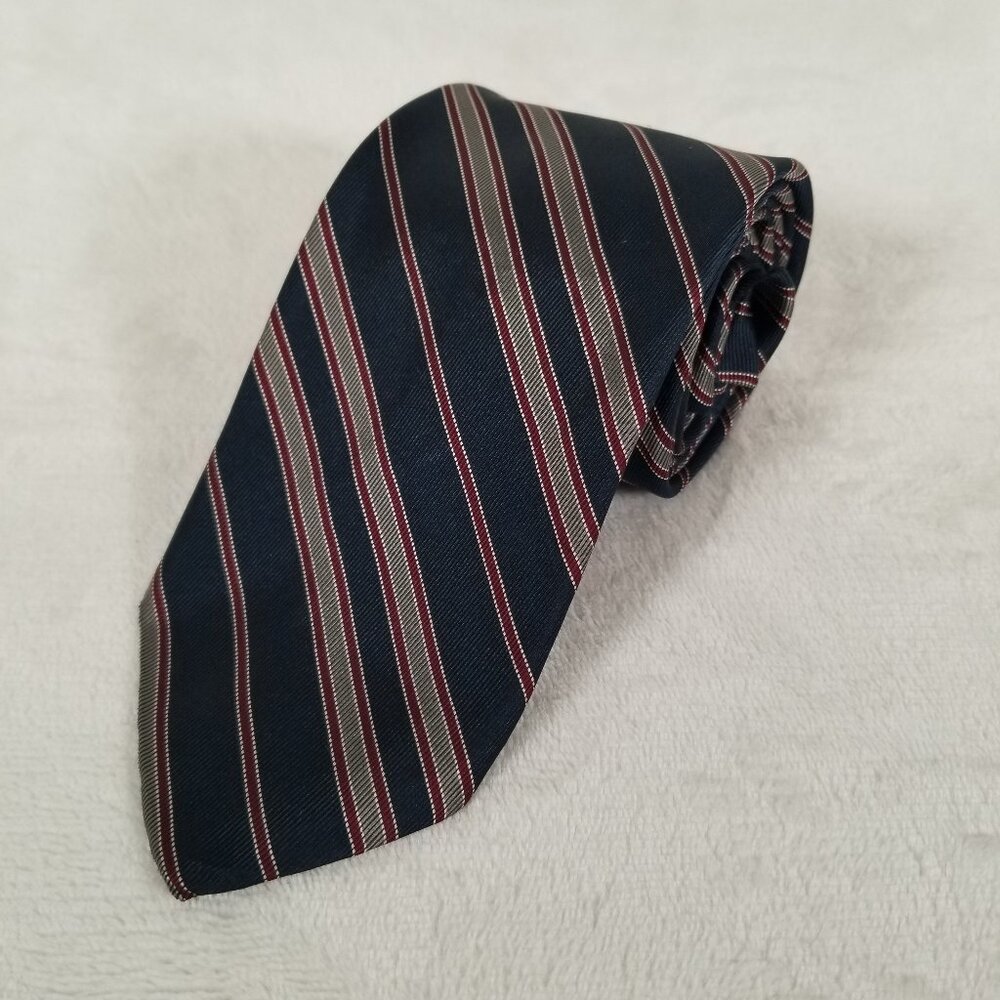 Robert Talbott for Culwell & Son Dallas Tie Hand Sewn Silk Striped W 3 1/8 L 58